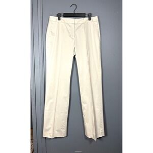 Brooks Brothers Catherine Fit womens 10 Chino Cream buisness casual pants